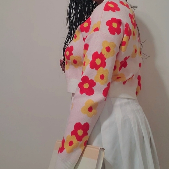 Flower print sweater - Picture 5 of 5